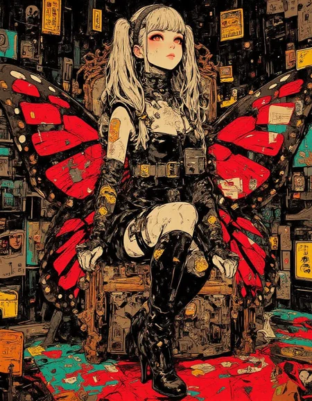 <lora:digital-abyss:1> bo-abyss, <lora:ck-shadow-circuit:1> in the style of cksc, <lora:CPA:1> anime, cyberpunk, <lora:dreadmirth-style-art:1> dreadmirthart, <lora:FLUX-daubrez-DB4RZ-v2:0.3>