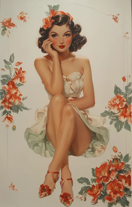 masterpiece,best quality,<lora:tbh208-sdxl:0.9>,illustration,style of Alberto Vargas tech genius teenage girl