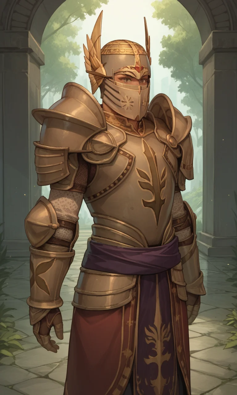 anime style, anime studio, vibrant, (score_9, score_8_up,score_7_up), masterpiece, best quality, ultra quality, 1girl, <lora:glavakolhoza_datemplar:0.8>, glavakolhoza_datemplar, big breasts, fantasy knight armour, helmet, standing, relaxed pose
