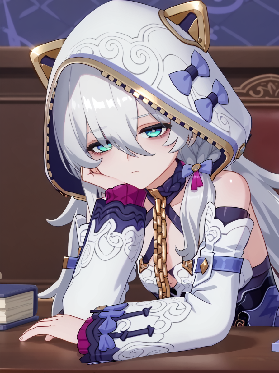 detailed background, shiny skin, posing,
<lora:sitheresa.pony:1.0>,
sitheresa, 
tired, 
desk, head rest on desk,