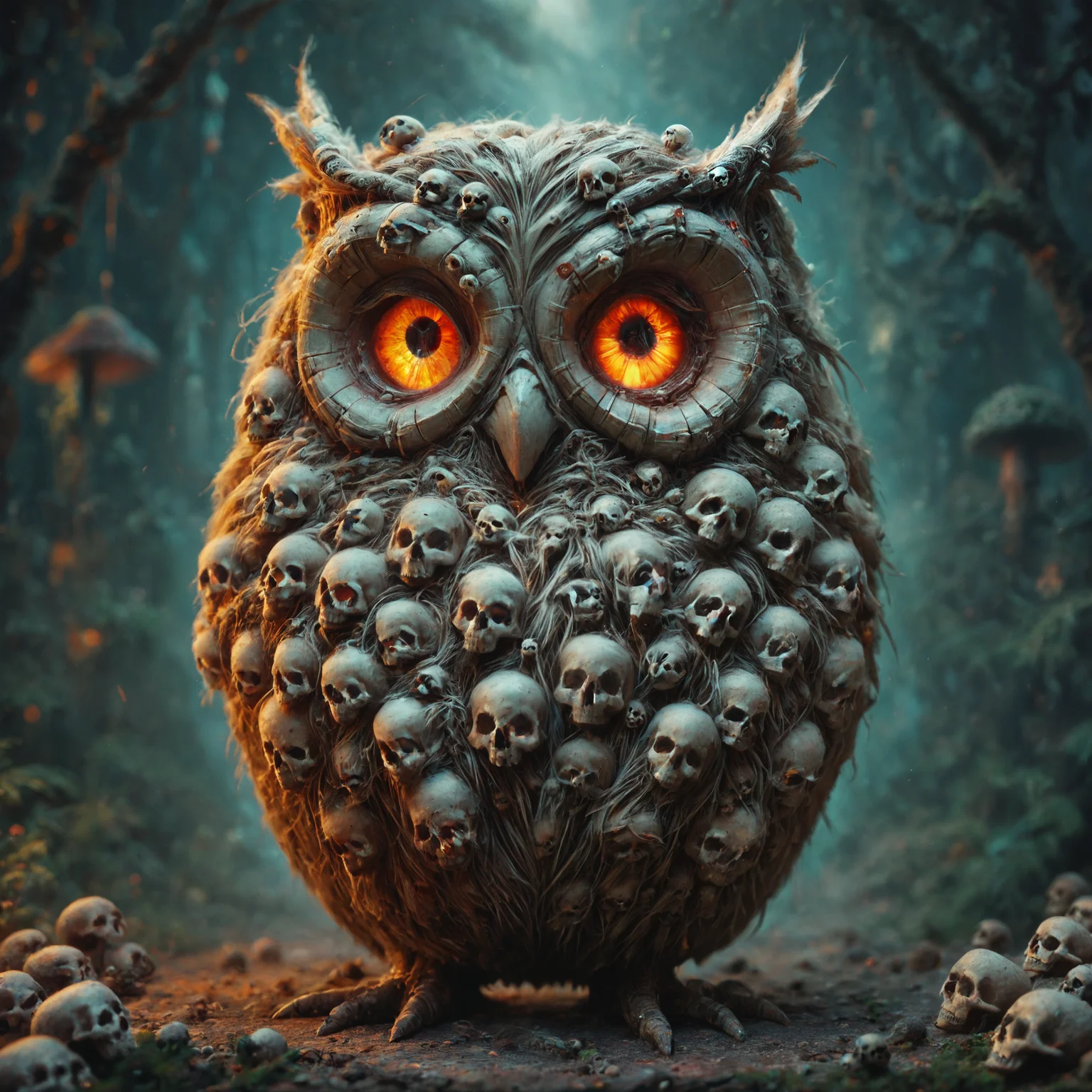 embedding:lazyup7, slimes_skullwm, owl made of skulls, <lora:Challenge_Winnifier_2025-04:0> <lora:SlimesSkullWM:1.2>