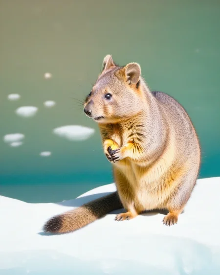 overexposure, quokka, ice world, <lora:è¿åº¦æå
T1:0.8>