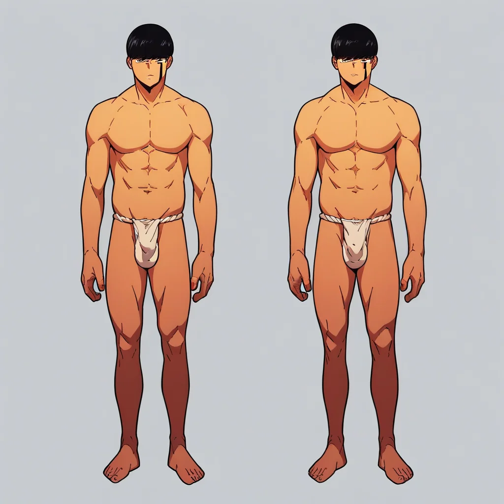 Mash Burnedead, 1boy, male focus, solo, black hair, fundoshi, topless male, Large Bulge, fundoshi,  score_9, score_8_up, score_7_up, score_6_up <lora:vinceteaa_020_04v2-step00000400r:1> good face, good eyes, looking at viewer, full body, standing,