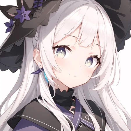 best quality, intricate details,
<lora:murasakiShionHololive_v10LTS:0.8> get murasaki shion, <lora:quanAvatarStyle_v10:0.8> face, facial, white background, head,