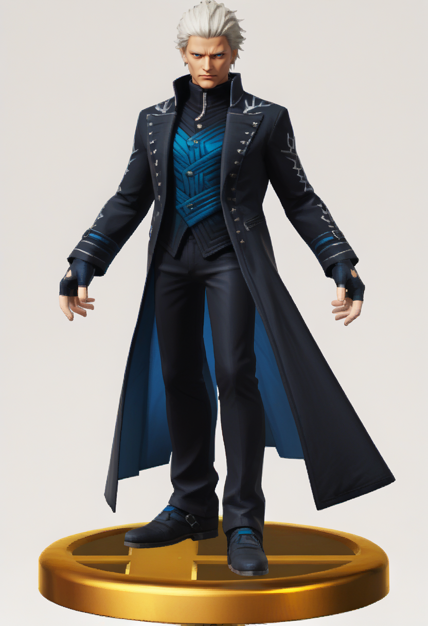 score_9, score_8_up, score_7_up, source_anime, 1boy, solo
<lora:zs_SmashTrophiesXL:1> smashtrophies, faux figurine, 3d, full body, white background,
 <lora:dmc5_vergil_ponyXL:1> dmc5vergil, white hair, blue eyes, black coat, fingerless gloves, pants