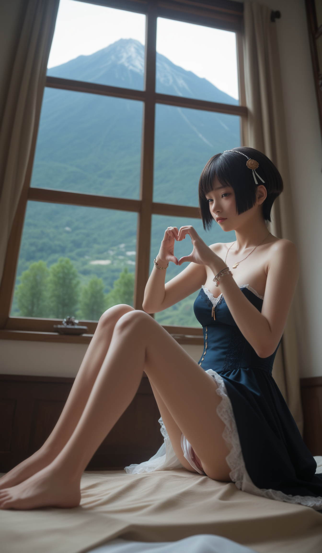 score_9,score_8_up,score_7_up,rating_explicit,Asian,underwear ,panty ,presenting, from side,sidelocks,
(girl having sex in doggy style position, penis penetrating pussy, a girl pussy is getting fucked by a penis, vaginal),penis, cock, pussy, trembling, heart hands,panty pull,
(mandragora \(arknights\), arknights),
(((photo raw)),),(dynamic angle,dynamic pose),shine,glowing,energy coalescing and vibrating,full_body,sitting,Elegant,disdainful,
wearing Hanfu ,charming,alluring,seductive,erotic,enchanting,cleavage,exposed,
(rayon),(charm bracelet, spectacular very slightly included (vs1) onyx, full cut, mixed cut facets, 30.00 carat, fascinating,    silky, rhodium-plated, inflexible, solidity, heat treatment, double prong setting, rare, uncommon, boho, victorian, talisman and amulets),(dunes, sliding window,mountain cedar,astronomical phenomenon,island),