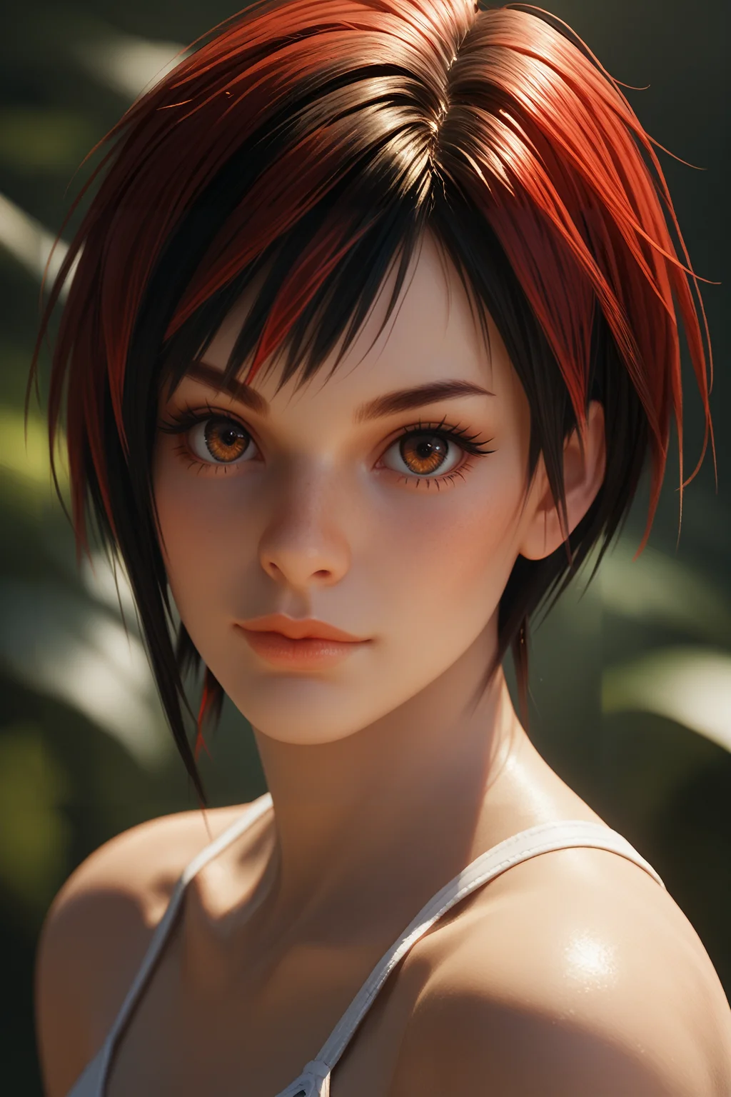 score_9, score_8_up, score_7_up,
<lora:DOAMila:0.8>
DOAMila, 1girl, black hair, red hair, multicolored hair, brown eyes, short hair, looking at viewer, portrait