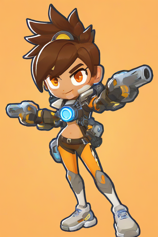 <lora:PE_BTD6Style:1> PEBTD6Style,cartoon,
Tracer Overwatch 
<lora:PE_TracerOverWatch:0.5> PETracerOW