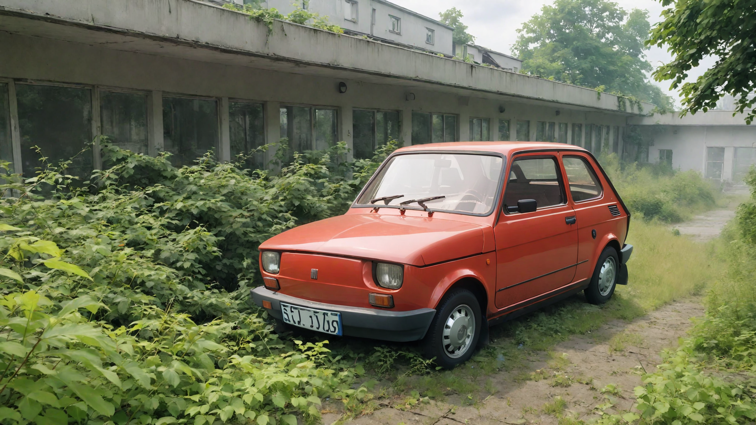 cinematic film still breathtaking anime artwork high detailed abandoned, dirty destroyed  and neglected small red  polish 70s compact car <lora:add_detail:1> <lora:polish_70s_compact_car-000001:1> . anime style, key visual, vibrant, studio anime, highly detailed . award-winning, professional, highly detailed . shallow depth of field, vignette, highly detailed, high budget Hollywood movie, bokeh, cinemascope, moody, epic, gorgeous, film grain, grainy