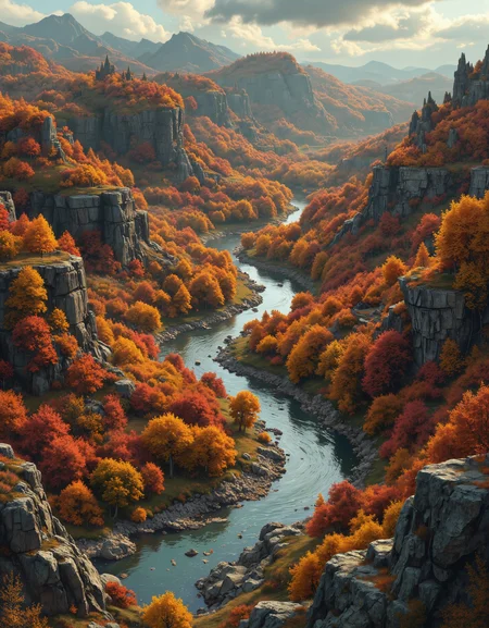 Isometric fantasy map. Various regions with mountains, forests, rivers, and cliffs. Red and yellow leaves. Different biomes. Highly detailed, realistic textures, clouds and atmosphere. autumncore<lora:General Flux\Isometrica_Flux.safetensors:0.6:1.0> <lora:Promptcore Flux\Autumncore.safetensors:0.7000000000000001:1.0>