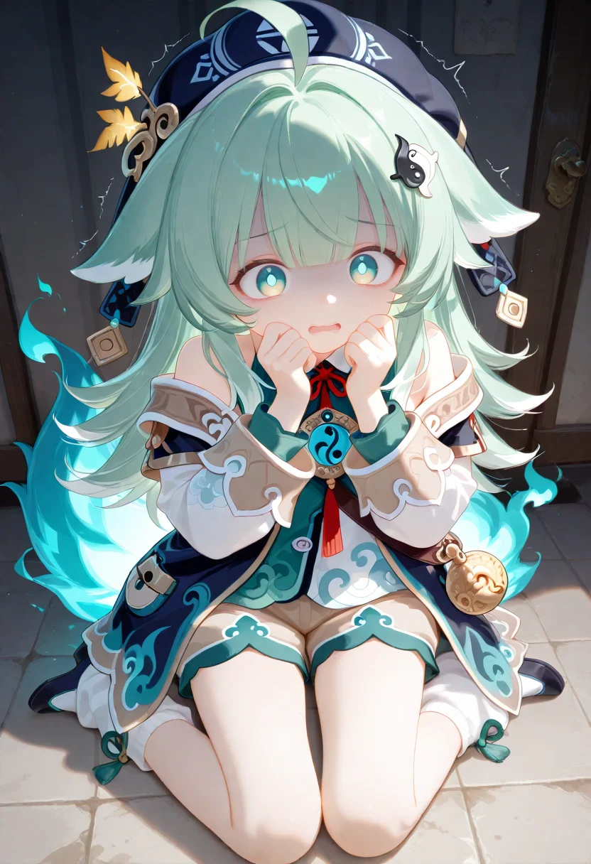 1girl, huohuo \(honkai: star rail\), scared, shaded face, full body, 
very awa, masterpiece, best quality, amazing quality, absurd res, hi res, highres, <lora:NoobV065sHyperDmd:0.3> <lora:naitian_epoch_12:0.8>