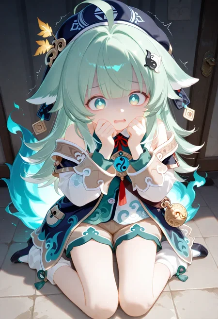 1girl, huohuo \(honkai: star rail\), scared, shaded face, full body,
very awa, masterpiece, best quality, amazing quality, absurd res, hi res, highres, <lora:NoobV065sHyperDmd:0.3> <lora:naitian_epoch_12:0.8>