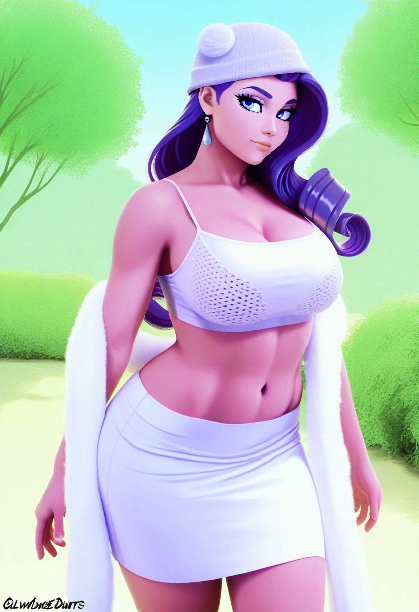 (wwonder_outfit:1.2), rarity, voluptuous, solo, outdoors, anime