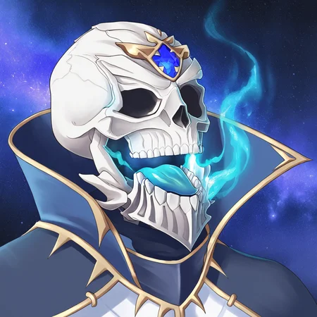 <lora:Fane:1>,(fane),skeleton,solo,male focus,masterpiece,open_mouth,blue tongue,