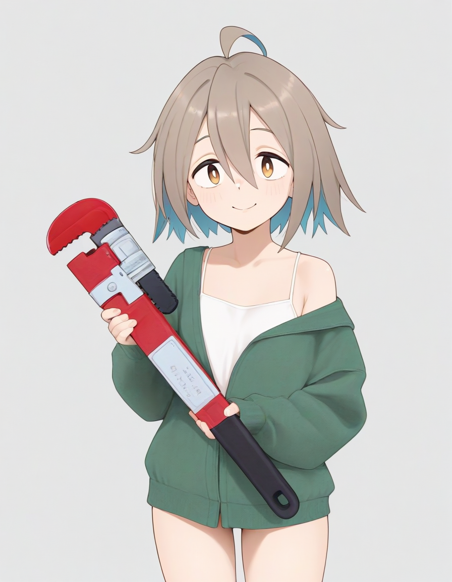 1girl,yua serufu, holding large piwren,
masterpiece,  absurdres,  best quality,high score,good score,
 <lora:piwren:1>
