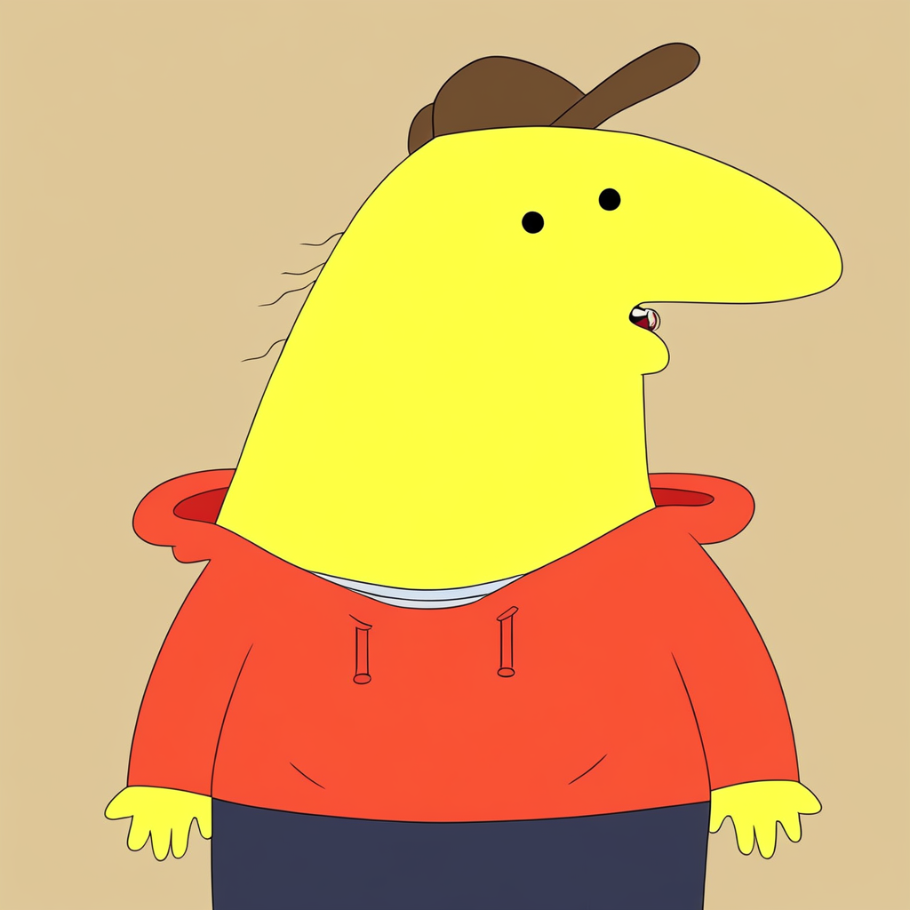 Charlie, standing, cap, hoodie,