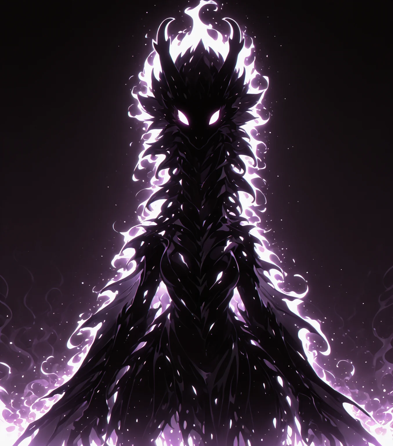 <lora:Shadows_v3_Buns:0.75> sh4d0wv3, black silhouette, solo, wyvern, masterpiece, best quality, amazing quality