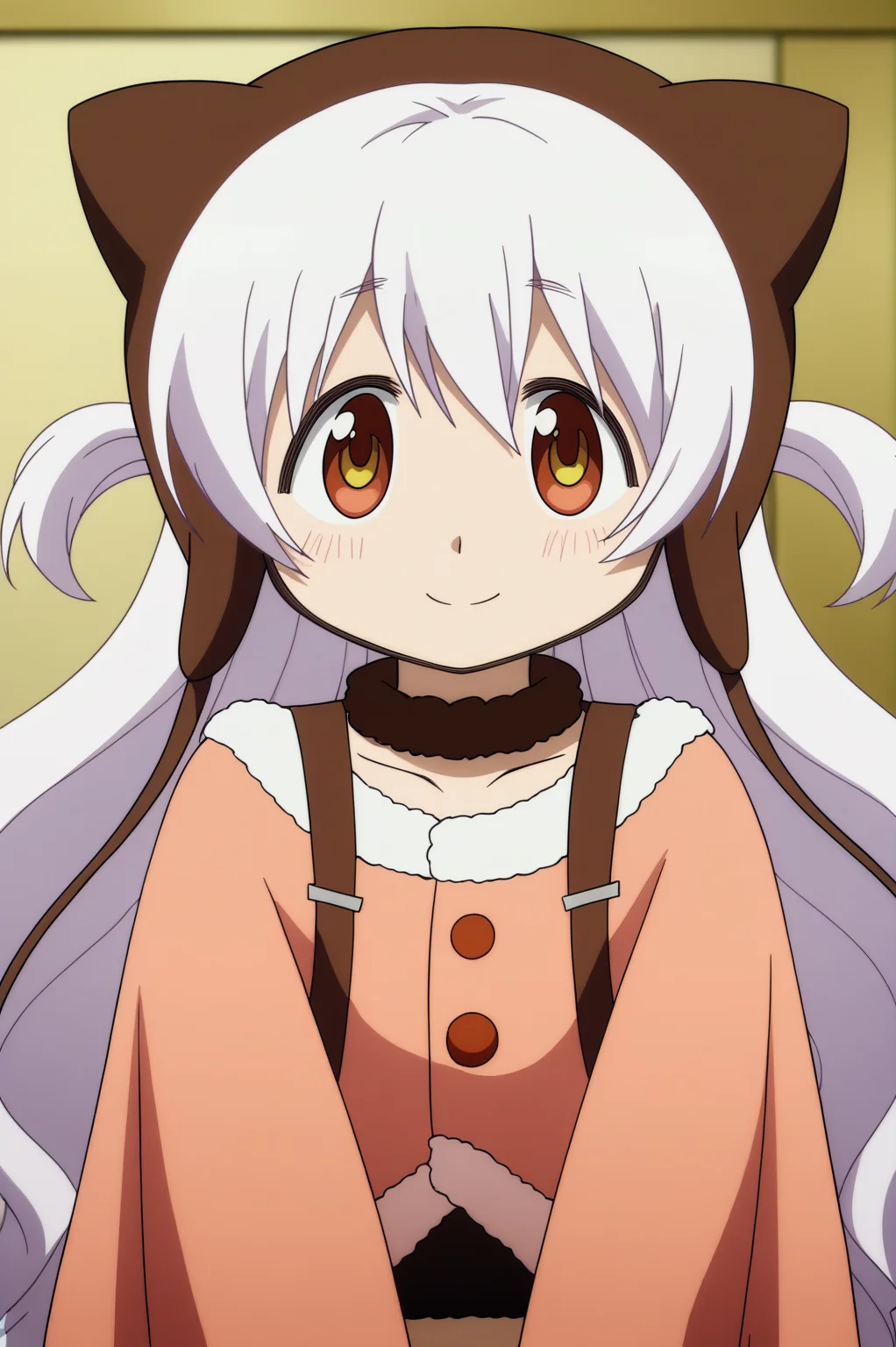 rating_safe,  anime screencap, consistent background,   Nagisa Momoe, light smile, upper body, hat  <lora:Madoka-Nagisa_Momoe-PDXL:0.8>