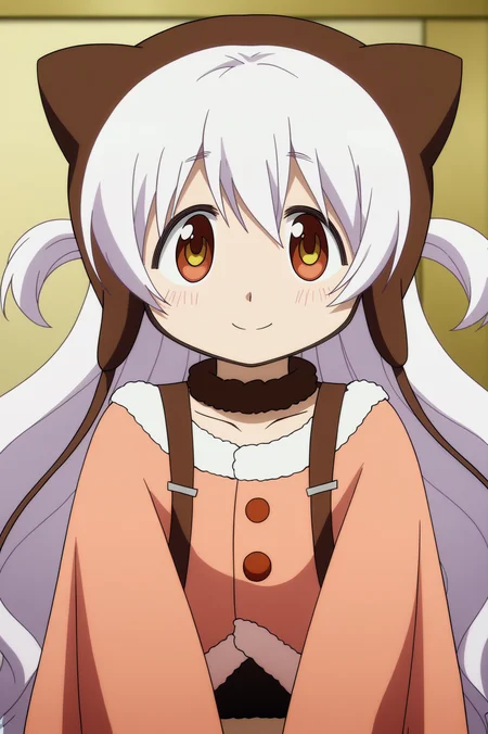 rating_safe, anime screencap, consistent background, Nagisa Momoe, light smile, upper body, hat <lora:Madoka-Nagisa_Momoe-PDXL:0.8>