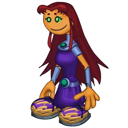 score_9, score_8_up, score_7_up, p4p4st1l3, 1girl,smile,solo,full body, <lora:p4p4st1l3:1.5> <lora:Starfire_PonyXL:1> starfire, red hair, long hair