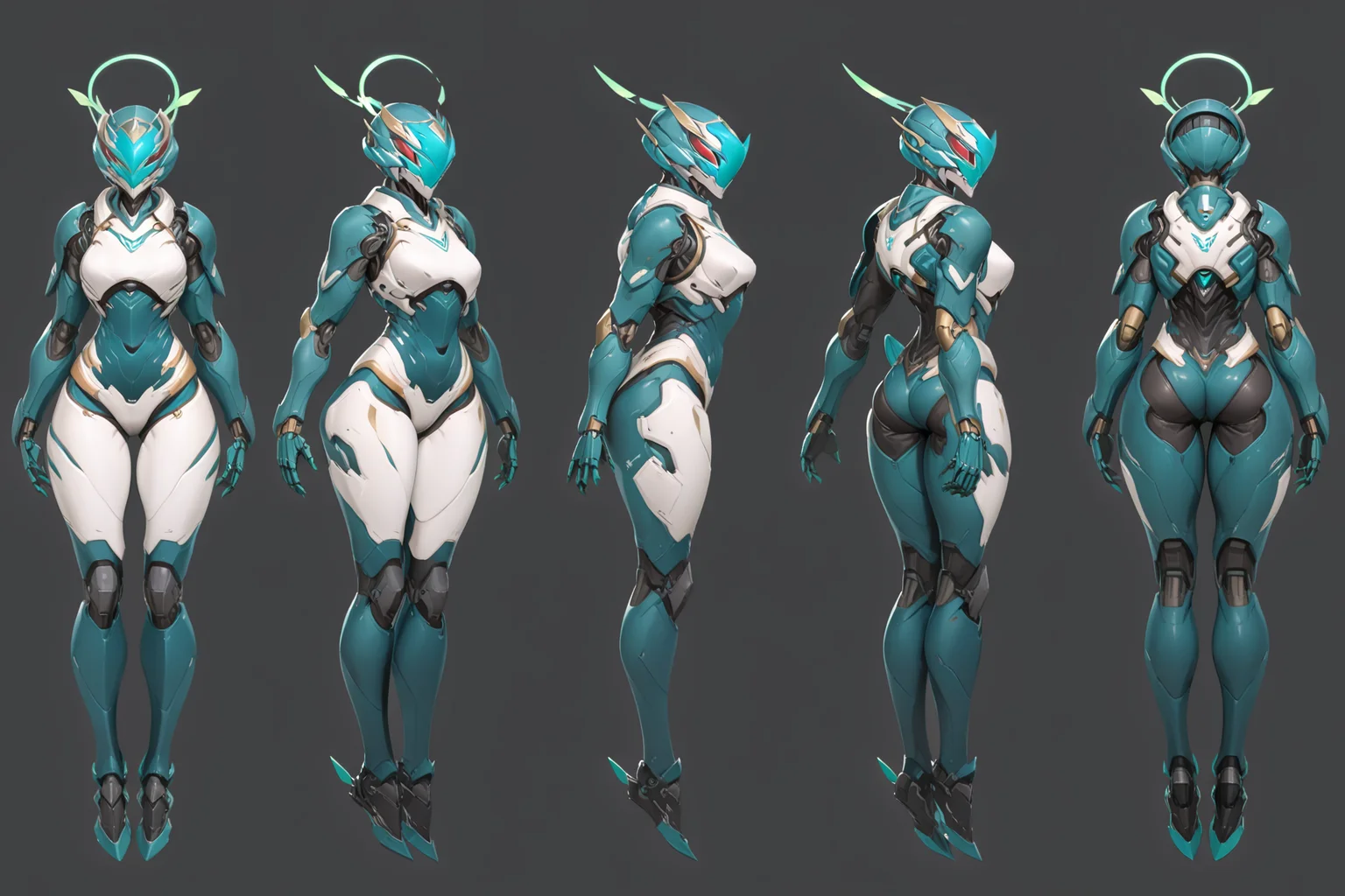 (GENERAL:0), mecha, robot, masterpiece, best quality, very aesthetic, absurdres, solo, standing,
(VIEWS:0),  full body character turnaround of mecha,
Multiple views of the same mecha,  (simple background, white background:1.2), multiple views, side view, back view, front view, 
,
mask, helmet,
(Creature Ref:0), 
Butterfly \(insect\)ï¼
(Mecha Ref:0), 
Chief \(Halo\),
plate armor, power suit, alien,
android, cybersuit, upper armor, mechanical arms, machinery, prosthesis,
(bodyshape:0), Maternal build body,
(clothing:0), (Cropped golf pants and collared shirt:0.6), 
(black  
holy  theme character design:1.1),
 <lora:MechTurnXLRemix_v1:.5>
 <lora:MechTurnXL_v1:.5>
<lora:ClothTurnXLRemix_v1-000004:.25>
 <lora:ClothTurnXL_v1-000004:0.25> 
<lora:CharTurnXL_v2:0.25>
 <lora:xl_more_art-full_v1:.25>,
 <lora:Alphonse Mucha Style:.1>, Alphonse Mucha Style page
 <lora:å½é£æç»SDXL:.1> 
 <lora:mecha:.2><lora:EnvyMechaGirlXL01:.5> <lora:EnvyMechaGirlXL02:.38>