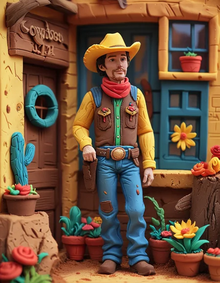 cowboy <lora:novuschroma51 style:1> novuschroma51 style