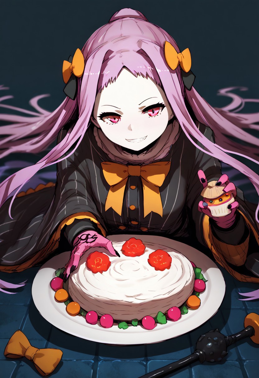 score_9, score_8_up, score_7_up, wadakazu, 1girl, solo, nursery, fuya, jack, abigail, jean, eusthe, fujimaru, ibaraki, medea, paul, medusa,