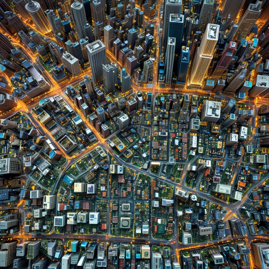 An award winning HDR photo from time magazine, closeup of a miniature mother board city, miniature new york city, empire state buulding, including roads in the form of cables, computer parts in the form of hospitals, schools, parks, libraries, (skyscrapers), restaurants, shops, coffee shops, offices, apartments, museums, bus stops, powerplants, with intense microscopic details, detailed micro city with capacitors, computer chips, transistors, wires, bokeh, intricate, intricate details, macro lens, (mini, miniature, realistic), mini\(ttp\), 8k, high quality, 4k, 32k,
(masterpiece,best quality, ultra_detailed, highres, absurdres:1.2, ispzxll)