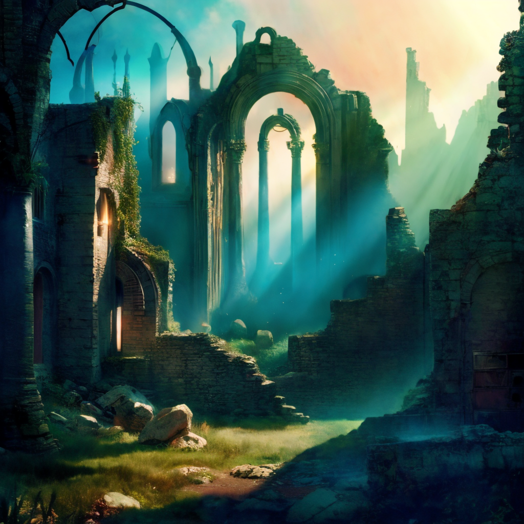 professional light, cinematic lighting, fashion photography, ambient lighting, overgrown ruins of a settlement on the plains of a magical fantasy world, epiCPhoto
<lora:add_detail:1>, FanRu <lora:FantasyRuins:1>