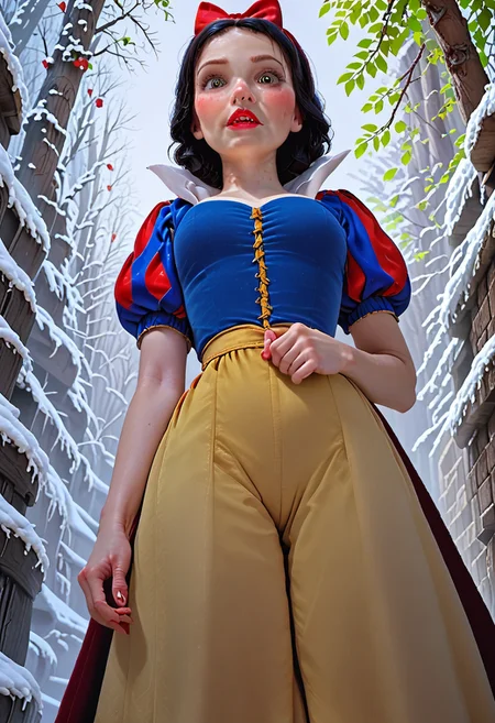 score_9, score_8_up, score_7_up, score_6, score_5, score_4, source_cartoon, realistic,((Snow White)) rating_safe, <lora:princess_rc_pony_v2:0.8> <lora:incase_style_v3-1_ponyxl_ilff:0.8> <lora:Liking_Masturbation-000014:0.8> 5h3m4strb8, from below,looking at viewer,