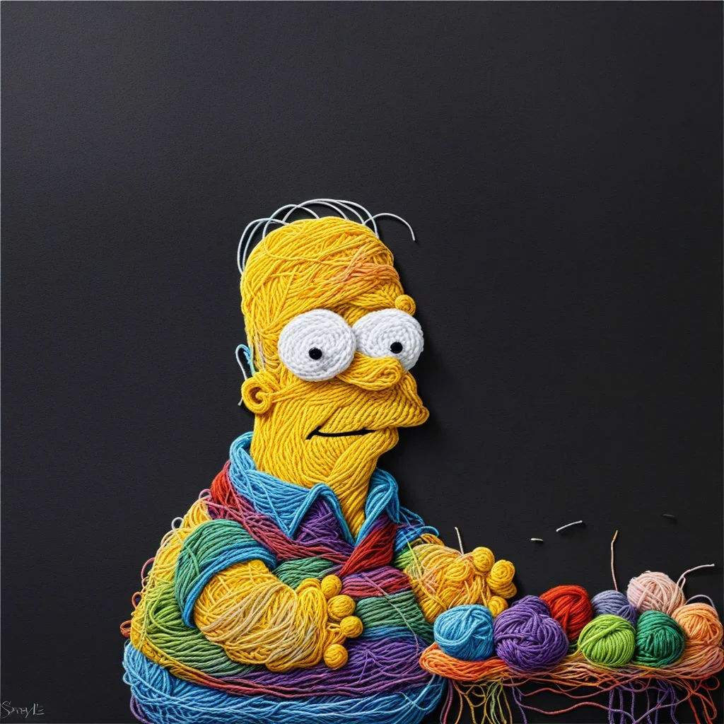 A man at a bar Simpstyle Yarn art style  <lora:SDXL_Yarn_Art_Style:1.0>  <lora:SDXL-Simpstyle-Lora-v2-r16:0.8>