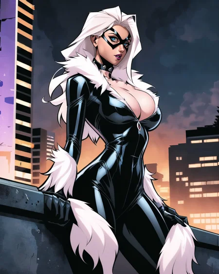 Black Cat (Anima illustrious PonyXL & SD 1.5)