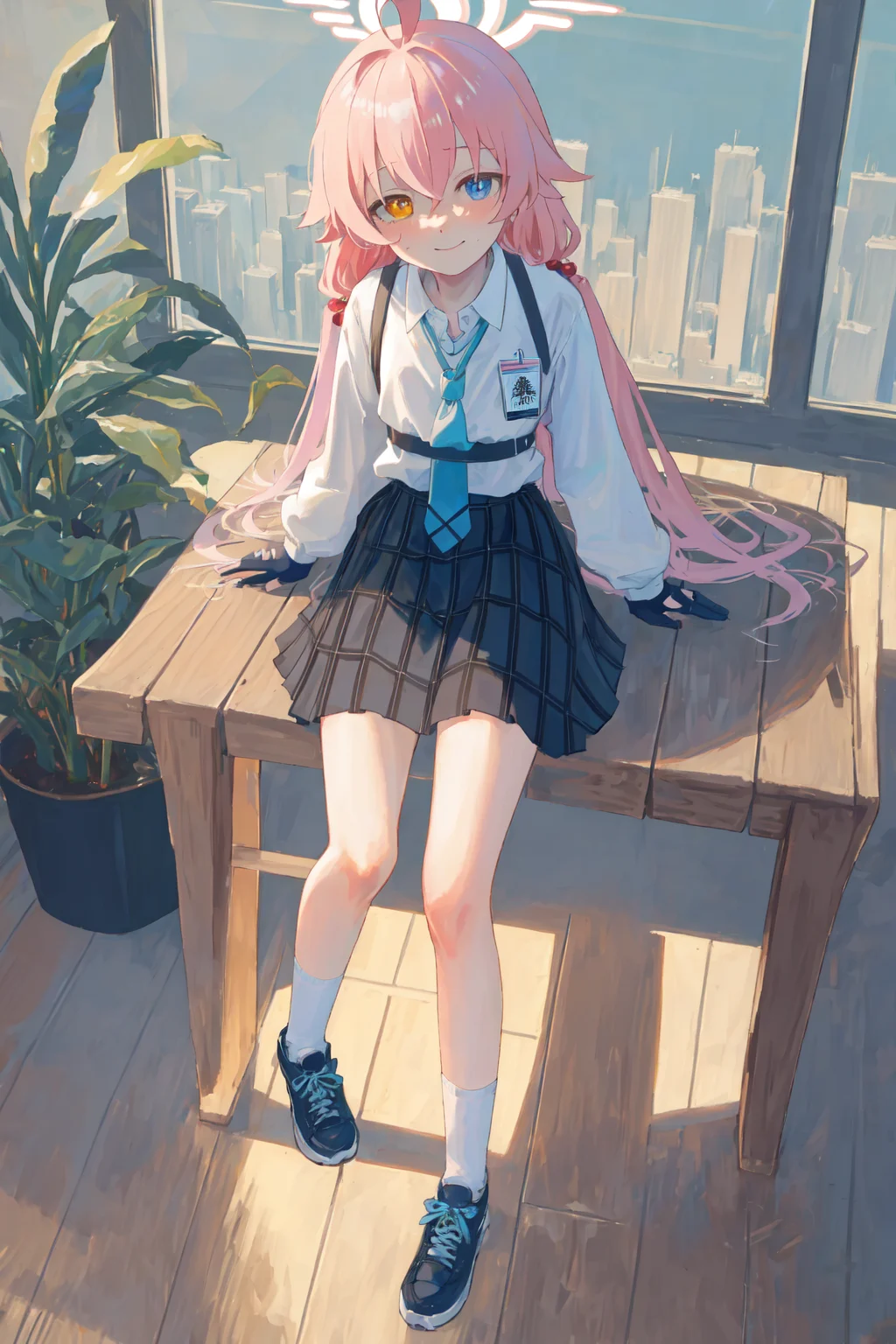 best quality, masterpiece, Hoshino, <lora:3Character - [Blue Archive] Abydos (Characters):1>