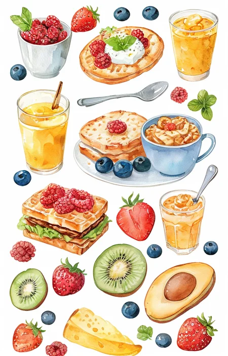 masterpiece,best quality,<lora:tbh32-sdxl:0.9>,illustration,food animals
