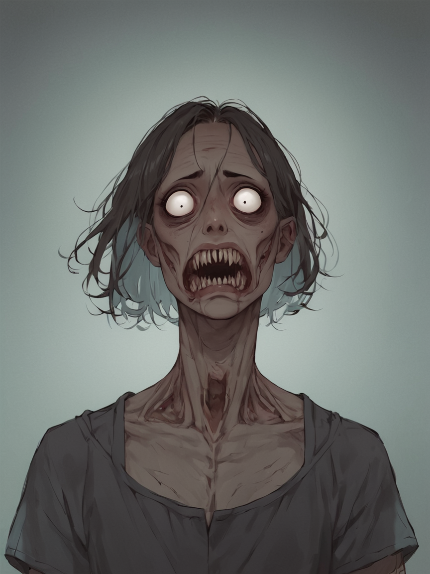 score_9, score_8_up, score_7_up, score_6_up, score_5_up, score_4_up,   gr1sly  <lora:gr1slyXLP:1>, 1girl, creepy