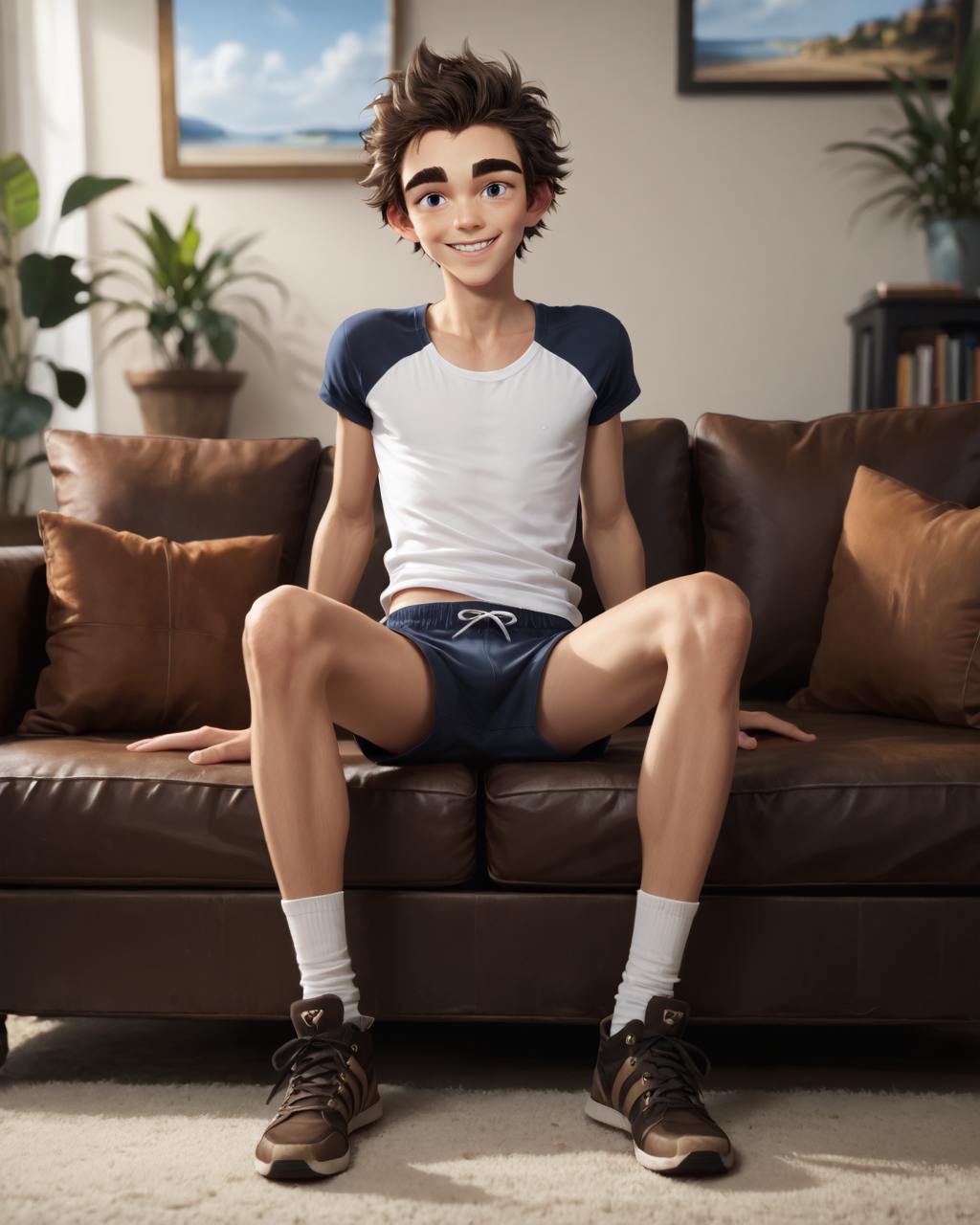 score_9, score_8_up, score_7_up, intricate details, rating_questionable,
<lora:homri52:1>
,
<lora:Mylo_Arcane:0.8>, 1boy(mylo, young man, slender, brown hair, thick eyebrows, thin, looking at the viewer, solo, happy, 
full body, typical clothing, sitting on sofa) comfy living room,
4k,
detailed background, depth of field, 
<lora:ral-chrosc-clr:0.5>, ral-chrosc-clr,
<lora:Expressive_H:0.5>, Expressiveh,
<lora:xl_more_art-full_v1:0.3>,
<lora:add-detail-xl:0.3>,