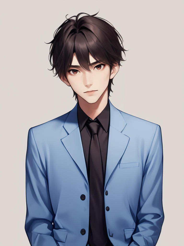 score_9, score_8_up,score_7_up,Source_anime,1boy,kikyo, upper body,blank simple background,
<lora:Korean Manhwa Mix:1>