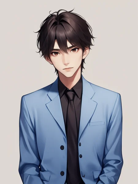score_9, score_8_up,score_7_up,Source_anime,1boy,kikyo, upper body,blank simple background,
<lora:Korean Manhwa Mix:1>