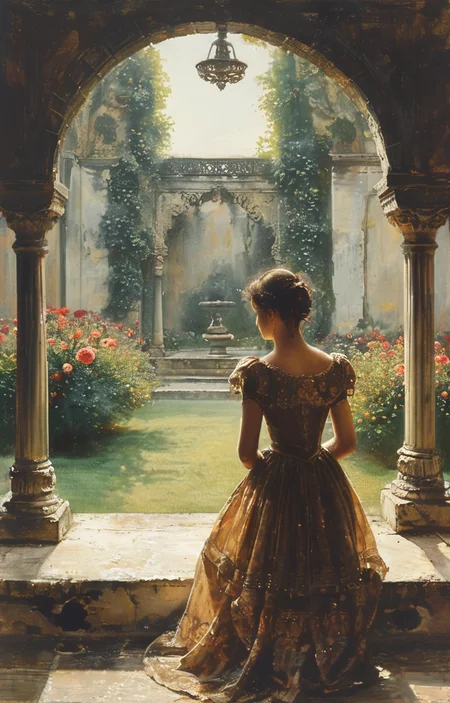 masterpiece,best quality,<lora:tbh346-sdxl:0.75>,illustration,style of Jacques Amans
A bottle of perfume in garden