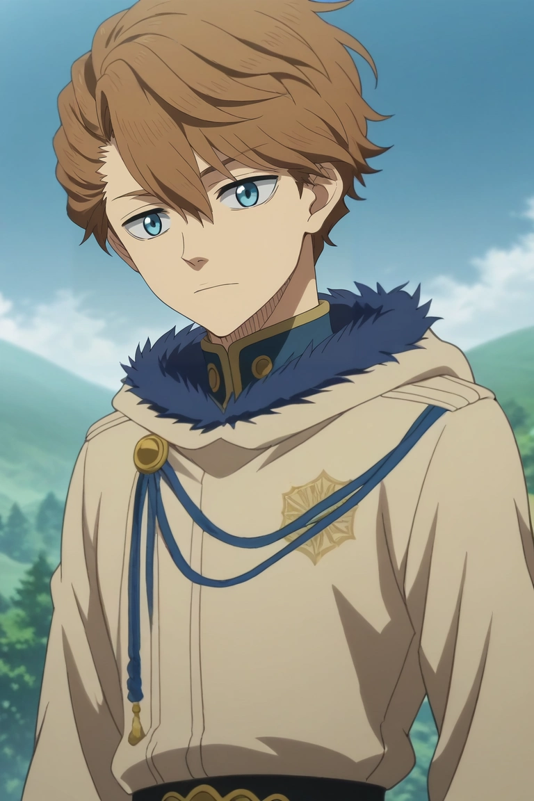 score_9, score_8_up, score_7_up, , rating_safe, , anime screencap, , , , , 1boy, solo, male focus, <lora:langris_vaude_pony:0.84>, langris_vaude, brown hair, blue eyes, short hair, hair between eyes, , , <lora:sdxl_lightning_8step_lora:1>