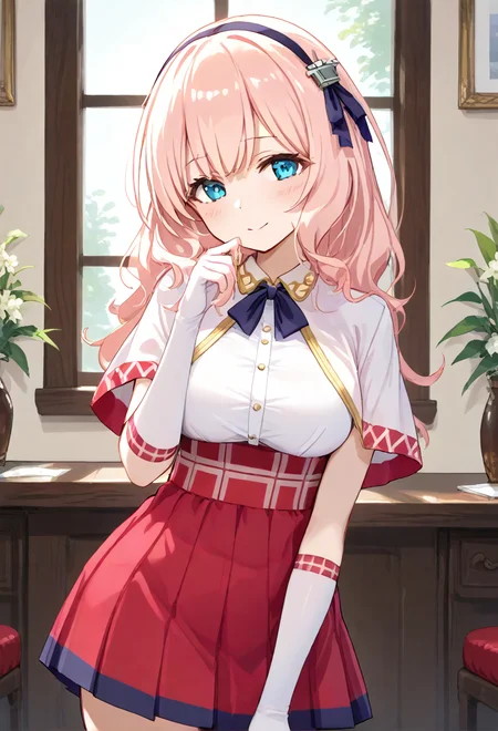 <lora:leander_XL_pony_v1:1> leander \(azur lane\), light pink capelet, white elbow gloves,, BREAK score_9, score_8_up, score_7_up, BREAK source_anime, best quality, masterpiece,uncensored, nsfw, <lora:Hyper-SDXL-4steps-lora:1>, zPDXL