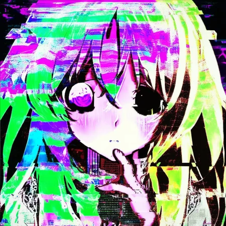 <lora:nfxlyria_08:1> nfxlyria, Anime Girl Glitch Glitchcore