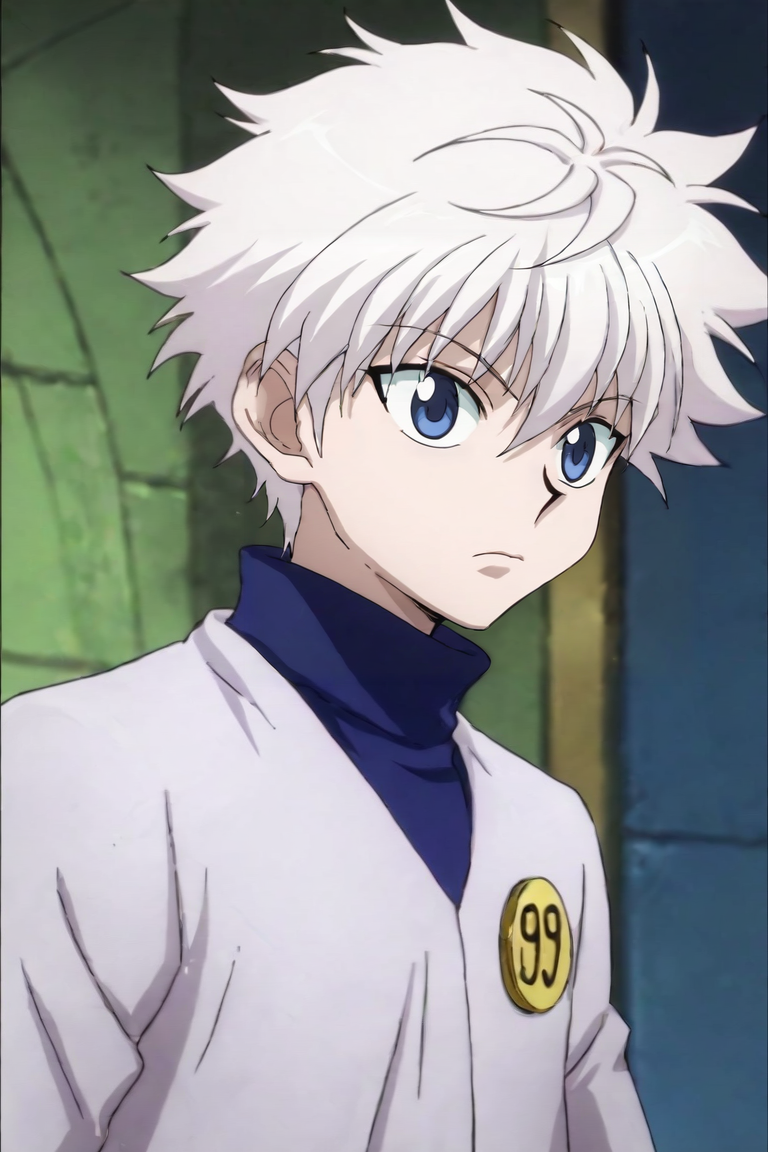 score_9, score_8_up, score_7_up, score_6_up, score_5_up, score_4_up, BREAK source_anime, (best quality:1.1), (masterpiece:1.4), , upper body, depth of field, 1boy, solo, male focus, <lora:killua_zoldyck_pony:0.94>, killua_zoldyck, white hair, blue eyes, , , The Tower of Oblivion: A stronghold where forgotten secrets and dark magic are hidden, Kneeling with head bowed, displaying humility or prayer, <lora:sdxl_lightning_8step_lora:1>