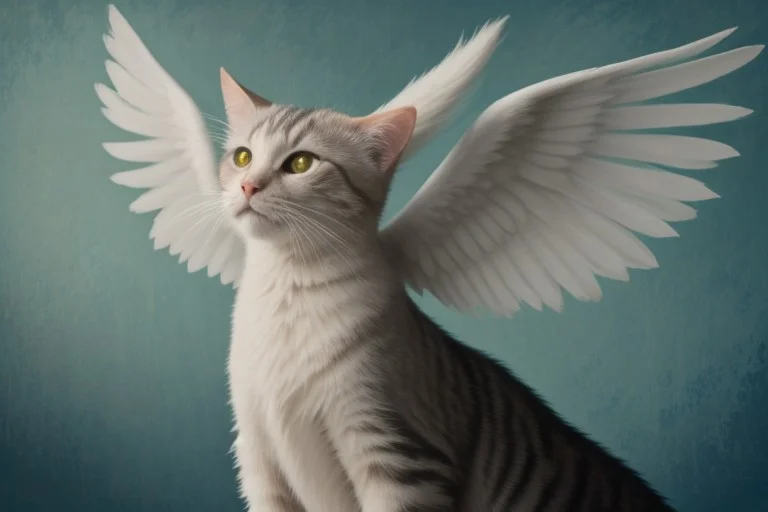 ,(Masterpiece:1.2, high quality),
cat, :3,
<lora:cat_20230627113759:0.8> angel wings