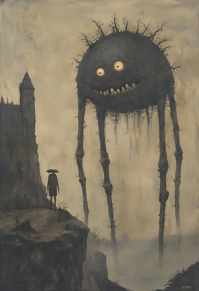 beholder, style of John Kenn Mortensen