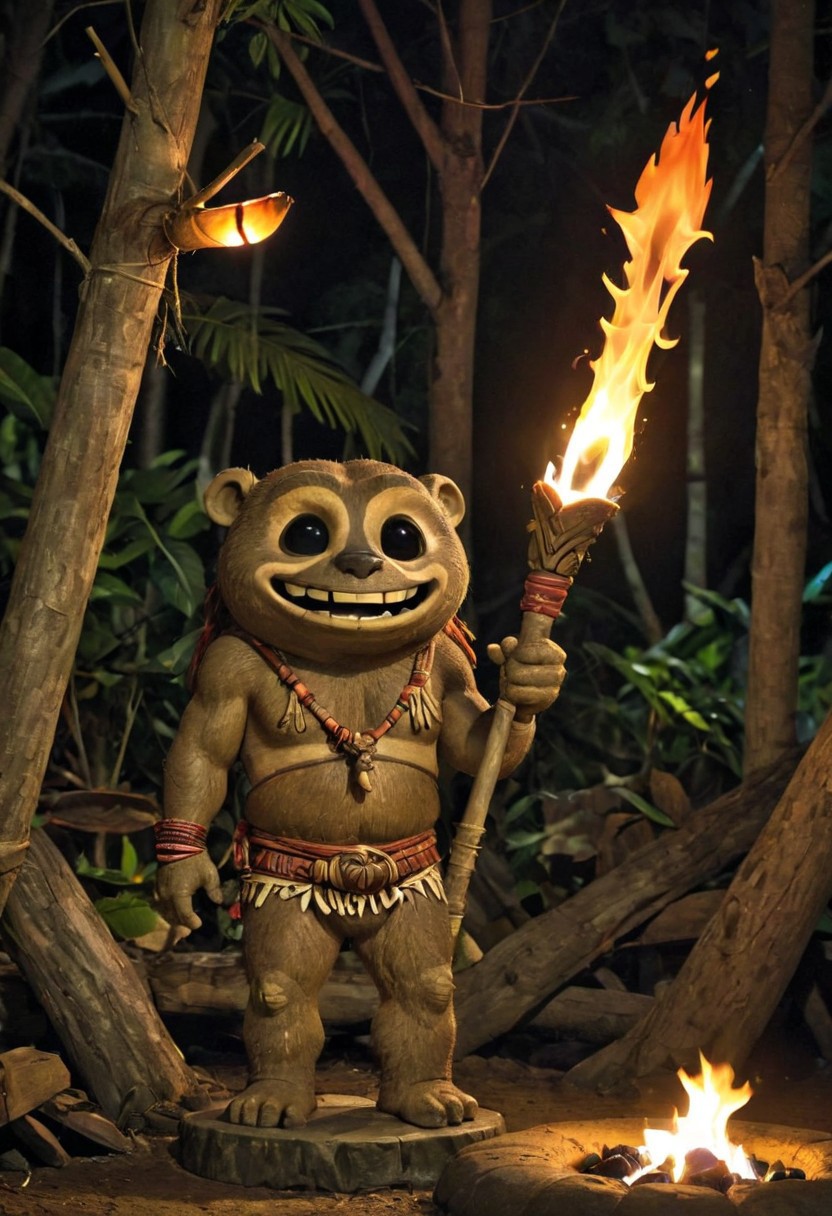 *snoo* in the style of survivor-tribal-council