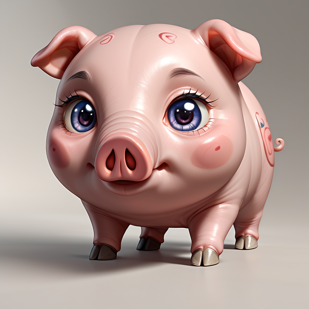 <lora:CuteAnimalV1:1>,pig,full body,incredibly absurdres,detailed hair,chibi,<lora:detailed_notrigger:1>,<lora:Furtastic_Detailer:1>,