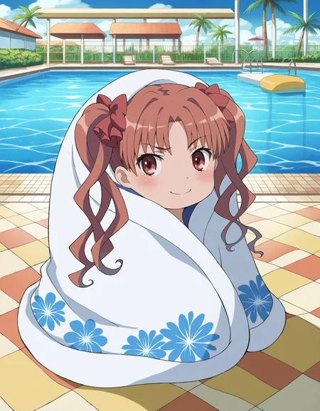 score_7_up, source_anime,
1girl, shirai kuroko, twintails, comfyblanket, blanket, chibi,
pool, blue sky, palm, tile floor, :3, floral print
<lora:style_railgun-pony-v1.7:1> <lora:concept_comfyblanket-pony-rls:1>