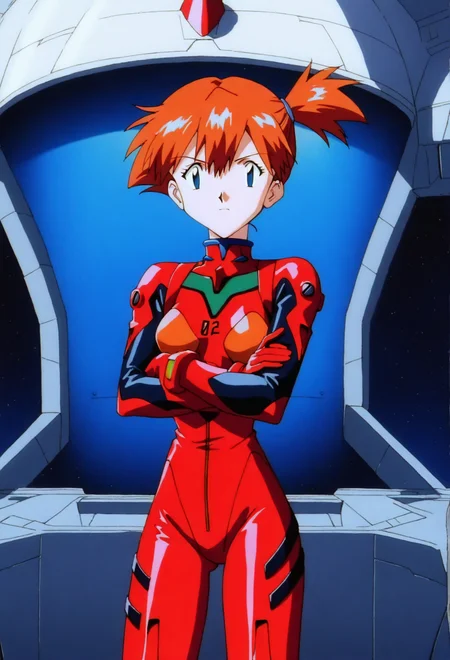 masterpiece, best quality,
anime screenshot, 1girl, solo, misty, side ponytail, crossed arms, red plugsuit, neon genesis evangelion, cowboy shot, spacecraft interior
<lora:mistynai-merge10:1>,, newest, absurdres, highres