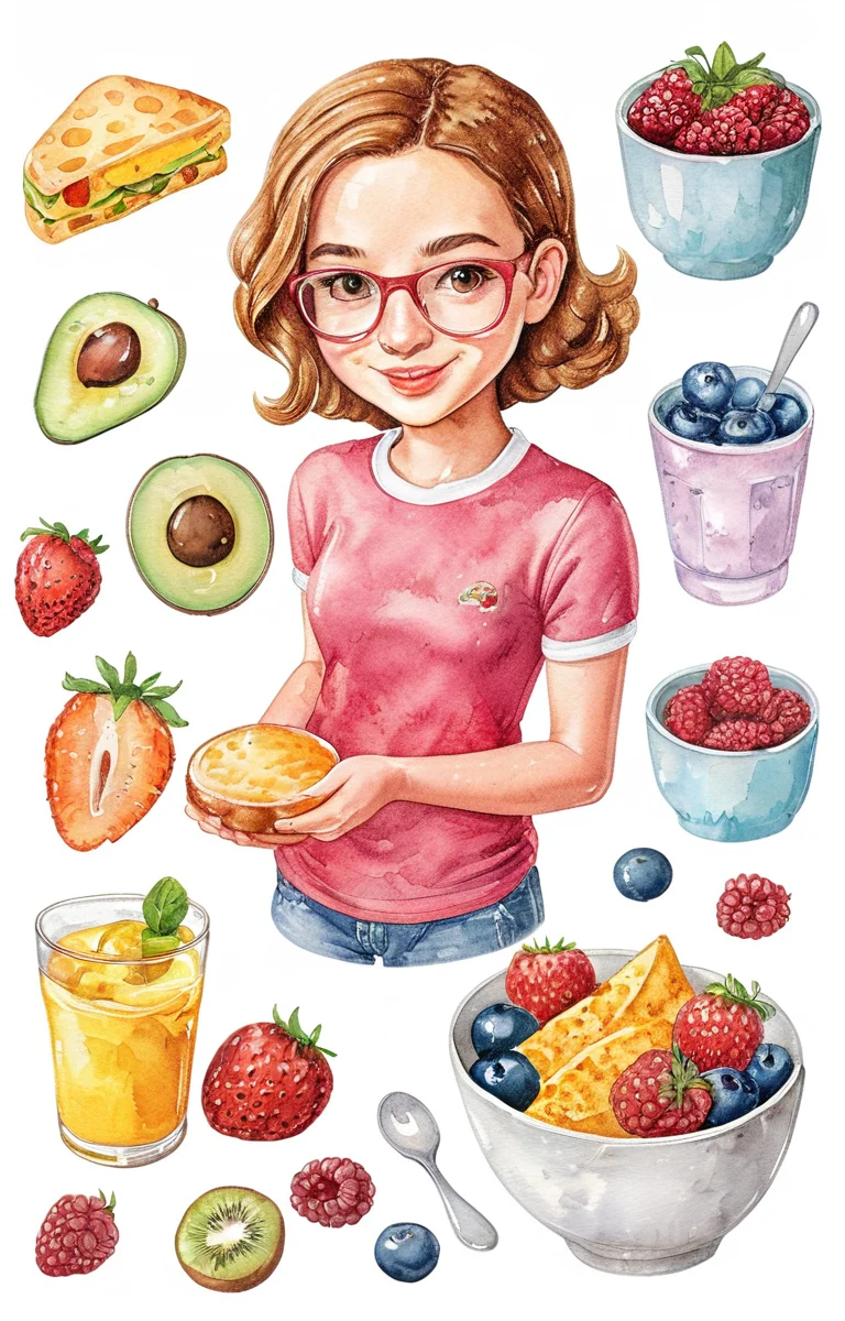 masterpiece,best quality,<lora:tbh32-sdxl:0.9>,illustration,food tech genius teenage girl
